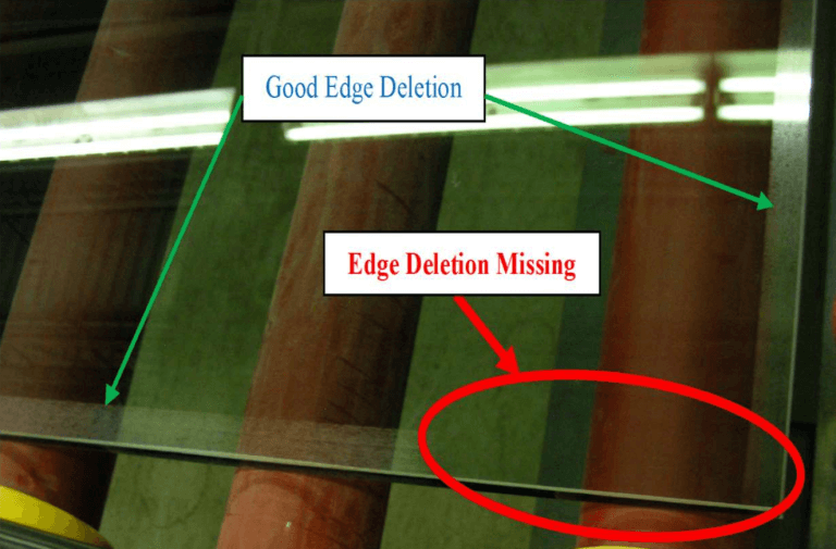 Example photo for Architectural Glass edge removal applications